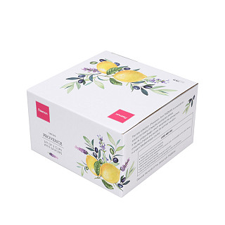 Set of cups PROVENCE 250 ml x 2 pcs. with saucers (porcelain)