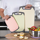 Cutting board 25x15x0,8 cm (PP + TPR)