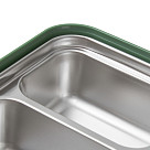 Pietų dėžutė su 2 skyreliais 800 ml / 20,5 × 13,5 × 7,8 cm (plastikas)