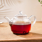 Tējkanna 1500 ml ar tērauda filtru (stikls)