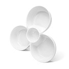 Dalīts šķīvis 25,7x23,8x5 cm (porcelāns)