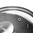 Stockpot MASTER CHEF 20x11 cm / 3.1 LTR with glass lid (stainless steel)