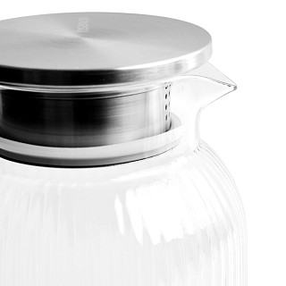 Water jug ​​1.5 l (heat-resistant glass), art. 6586