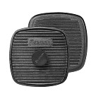 Grilpannas prese 21x21 cm kvadrātveida  (čuguns)