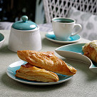 Dinner plate CELINE 26.3 cm (ceramic) azure