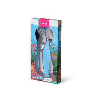 Cutlery set MARINE LIFE 2 pcs (stainless steel)
