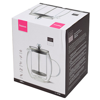 Double wall French press 1 l, art. 9128