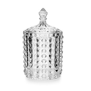 Candy jar 9x15 cm / 320 ml with lid (glass)