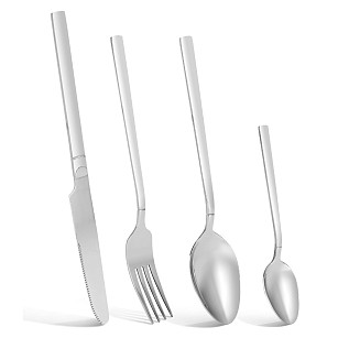 Stainless steel tableware set FELIZ 24 psc.