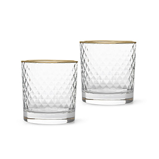 Set of 2 whiskey glasses 350 ml (glass)