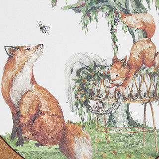 Подставка под горячее из пробкового дерева и доломита 20 см арт. 0167