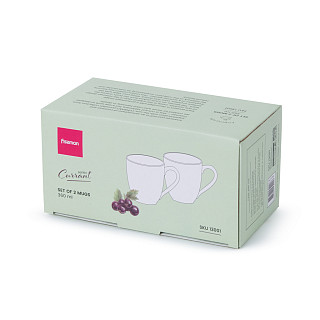 2 krūžu komplekts CURRANT 360 ml (porcelāns)