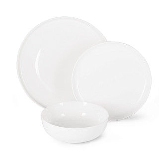Set of dinnerware 6 items (2 persons), porcelain Horeca