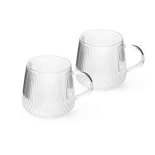 Arbatos puodeliai 2 vnt / 410 ml (karščiui atsparus stiklas)