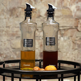 Oil&Vinegar bottle set 2x500 ml (glass)