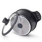 Stockpot PRESTIGE 20x9.5 см / 2.4 LTR with glass lid and induction bottom (aluminium with non-stick coating)