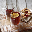 Cup set 2pcs RAF 300 ml double wall glass (borosilicate glass)