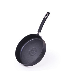 Deep frying pan REINA 24x6 cm with induction bottom (aluminum with non-stick coating)