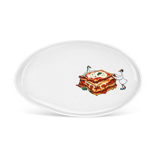 Ovāls šķīvis BON APPETIT 23x14 cm (porcelāns)
