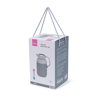 Termo krūka 1000 ml, pelēka