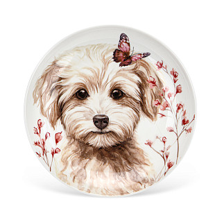 Porcelain plate 14.5 cm Dog