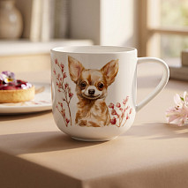 Krūze DOGS 380 ml (jaunais kaula porcelāns)