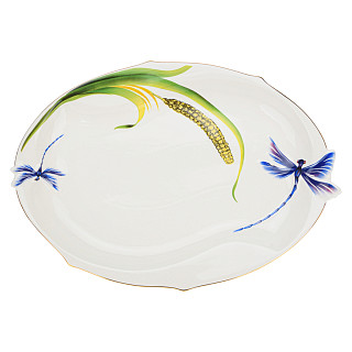 Plate DRAGON FLY (porcelain)