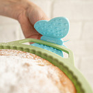 Butterfly-shaped pot-holder with magnet (silicone) (24 pcs per tube display box)