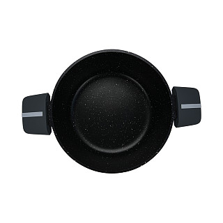 Puodas Luxuria 24x12cm / 4,5l su stikliniu dangteliu (aliuminis)