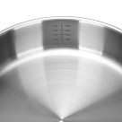 Shallow casserole PREMIUM ONE 26x6 cm / 2.7 LTR with glass lid (stainless steel)