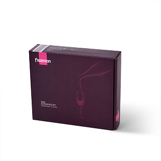 Wine accessories set 3 pcs. (stainless steel+ zinc alloy), art 1970
