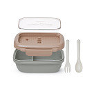 2-compartment lunch box 850 ml / 19.7 × 14 × 8.2 cm (plastic)