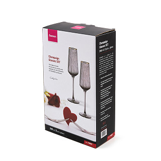 Champagne glasses 2 pcs / 240 ml