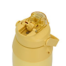 Double wall vacuum flask 800 ml yellow (stainless steel), art. 9865