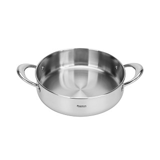 Sautējamā panna ABSOLUTE PRO 26x7,5 cm / 3,9L ar stikla vāku (nerūsējošais tērauds)