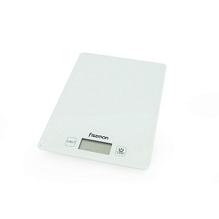 Electronic kitchen scales 19x14x1.4 cm (CR2032 lithium cell battery included)