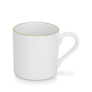 Cups with saucers 100 ml / 4 pcs Floree (porcelain)