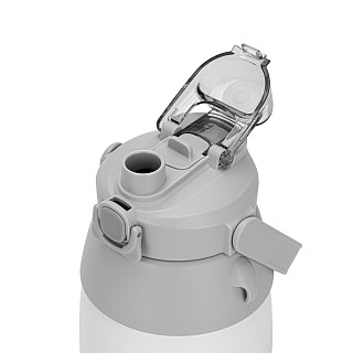 Double wall vacuum flask 800 ml gray (stainless steel), art. 9864