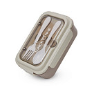 2-compartment lunch box 800 ml / 20.5 × 13.5 × 7.8 cm (plastic)