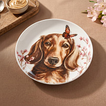 Šķīvis DOGS 14,5 cm (jaunais kaula porcelāns)