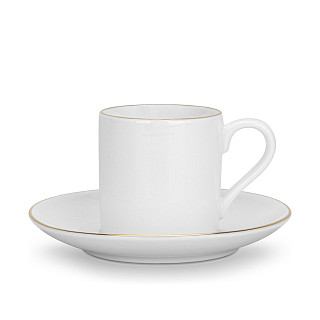 Cups with saucers 100 ml / 4 pcs Floree (porcelain)
