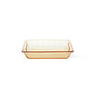 Rectangular baking dish 26.8х15.5х5.8 cm (borosilicate glass)