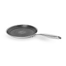 Pankūku panna HERITAGE PRO 24 cm (nerūsējošais tērauds ar pretpiedeguma pārklājumu)