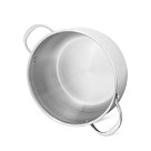 Кастрюля CASSIA 24x14 см / 6,3 л со стеклянной крышкой (нерж. сталь)