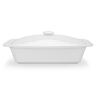 Форма для запекания с крышкой PARMIGIANO 33,5х21,5х7,2см / 2,1л Прямоугольная (фарфор)