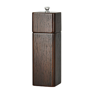 Мельница для перца квадратная 16,5x5см (деревянный корпус, нерж.сталь) Мельница для перца квадратная 16,5x5см (деревянный корпус, нерж.сталь)