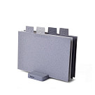 4 pcs index chopping board set 29x22.5 cm (plastic)