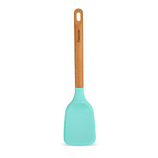 Silikoninė mentelė 35,5 cm su medine rankena Essential