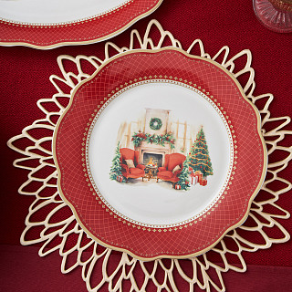 Тарелка CHRISTMAS EVE 27 см (фарфор), art. 16026