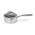 Kausiņš HERITAGE PRO 16x7,5 cm / 1,45 L ar stikla vāku (nerūsējošais tērauds ar pretpiedeguma pārklājumu)